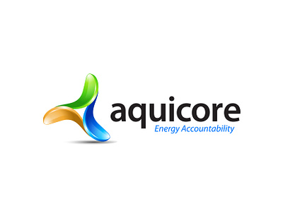 Aquicore Logo Design branding logo