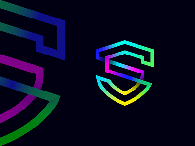 S+SECURITY LOGO DESIGN | MINIMALIST LOGO brand identity creative logo design flat logo gradient security logo logo logo design minimal logo minimal security logo minimalist logo modern logo professional logo s icon s logo s security logo security icon security logo