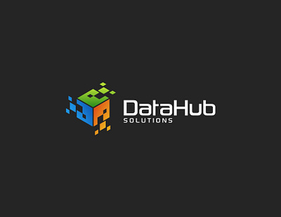 DataHub Logo Design branding logo