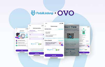 PeduliLindungi Safe Entrance in OVO app ui