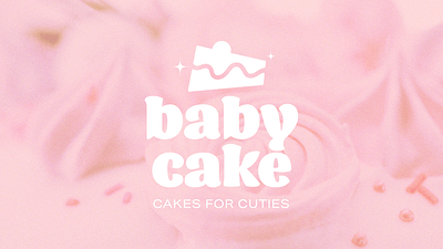 Babycake Logo Design branding cupcakes cute design digital art logo pink sweet