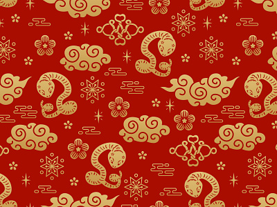 Asian texture for printing. Zodiac signs adobe illustrator asian branding chinese design flat style graphic design illustration japanese seamless pattern snake textile design traditional vector illustration zodiac