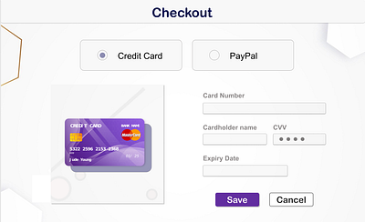 Prompt #2 - Credit Card Checkout #DailyUI design illustration ui