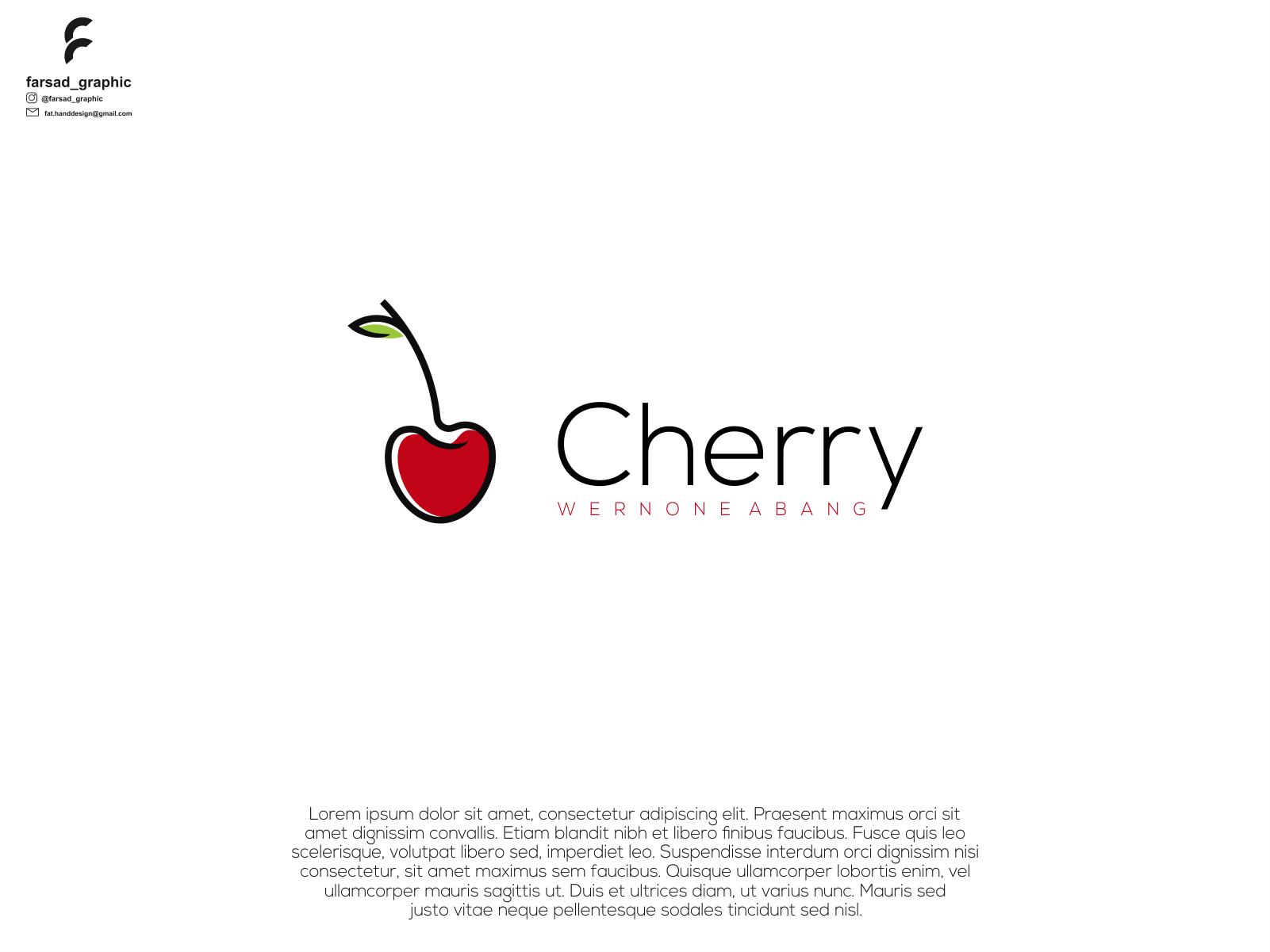 Free Cherry Logo Designs - DIY Cherry Logo Maker - Designmantic.com