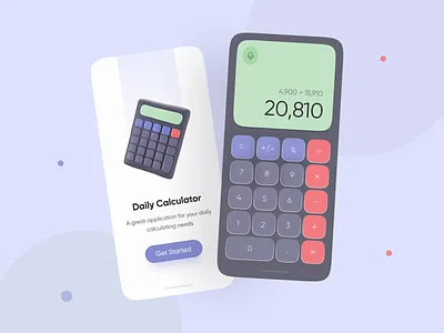 Calculator App - Mobile application afghanistan app application calculations calculator calculator app design illustration ios ios application mini minimal mobile mobile app ui ux yasir