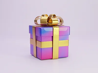 3D BOX 3d animation blender graphic design logo lowpoly ui