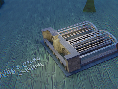 Harry Potter Game of Wands - King's Cross Station 3d animation game of throne harry potter kings cross parody rail train