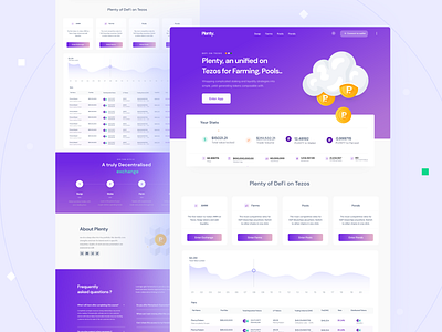 Defi Landing page Design blockchain clean defi defi landing page defi web design exchange design indian crypto designer indian designer indianpix landing page sanket tezos tezos blockchain top indian design studio top indian uiux designer trading