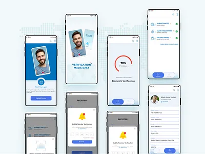 Verification Made Easy!! app app design application designer branding design design community design daily figma figma prototype illustration logo mobile application new app open for work prototype ui ui design ui ux designer ux design verification app