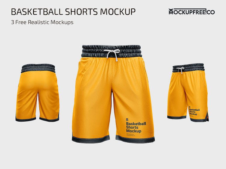 Free Basketball Shorts Mockup PSD Set - Good Mockups