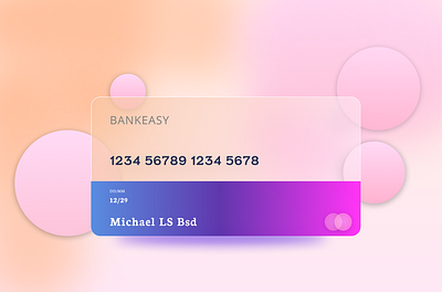Glassmorphism/ bank card design 3d app bankcard beautiful colorful design glassmorphism graphic design ui ux