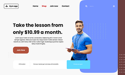 Gym website design branding design graphic design gym gymwebsite ui ux website