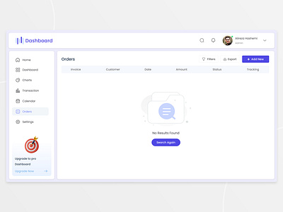 Empty state dashboard 404 error page adobe xd chart dashboard design empty empty screen empty state emptystate error 404 error message error page no result page not found results state ui uiux ux web