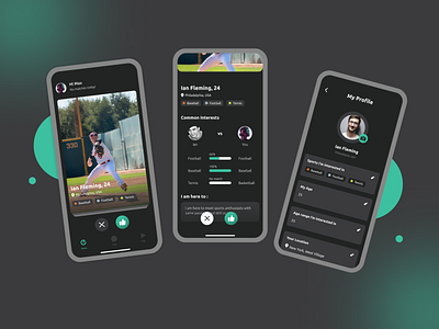 Sport Community- UI & UX design animation branding design graphic design illustration typography ui ux vector