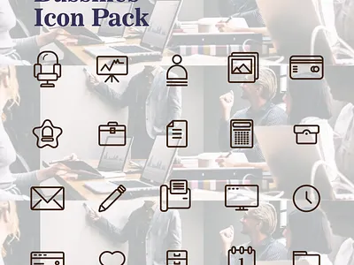 Bussines Icon abstract app branding design doodle funny graphic design illustration logo ui