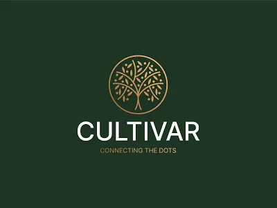 Cultivar Logo Design brand branding design dot icon insurance insutech leaf logo logodesign minimal tree