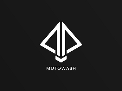 ADA Motowash Logo lettermark logo logo minimalist monogram logo