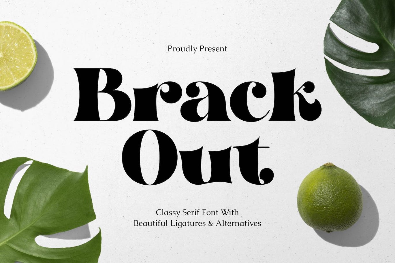 Brack Out Font app branding design display display font font graphic design illustration logo serif typeface typography ui ux vector