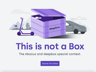 Deepbox - This is not a Box beach box graphic illustration maldive palette ui vector