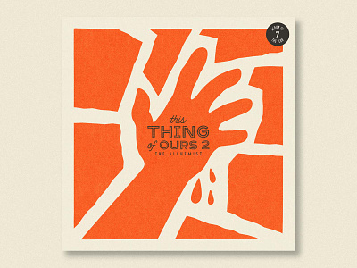 This Thing of Ours 2 album branding branding design design flat graphic design hip hop illustration illustrator saul bass the alchemist underground