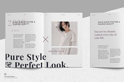 Lookbook Template a4 album branding brochure catalog clothes editorial fashion indesign layout letter lookbook magazine minimal print print template product style template trending