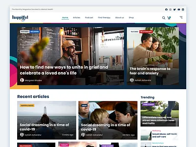 Happiful Blog Redesign