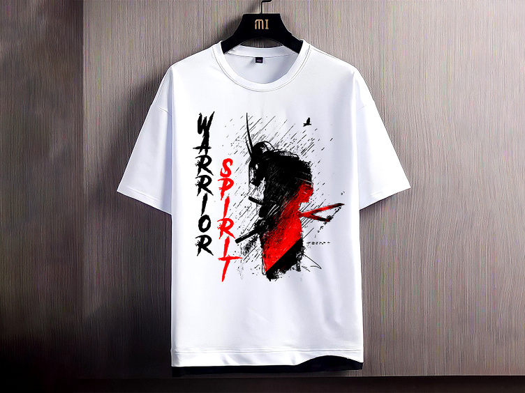 Дизайн футболки от Tushar черно-красная