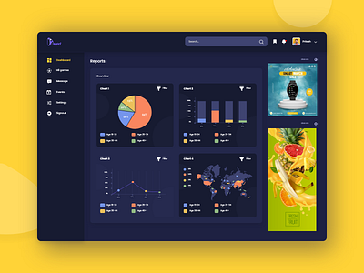 Social (Sports) Dashboard Design adobe xd dashboard design design logo social sports ui ui design ux ux design