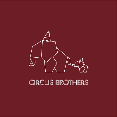 Logo for circus branding design logo typography
