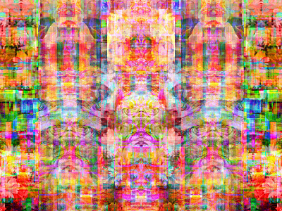 The Crystal Vice of No Voice big bold colors collage color dreams dribbble geometric glitchart graphic design identity illusion illustration kanji letters magic metaphysics multiverse reality symbols transformation typography