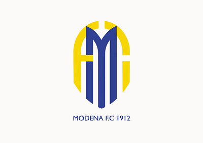Modena Calcio 1912 brand brand identity branding calcio creativity design graphic design illustrator logo logo calcio modena calcio soccer logo soccert sport sport logo typography