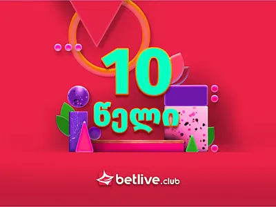 Poster for betlive.club 2d 3d branding composition design dribbblers graphic illustration photoshop
