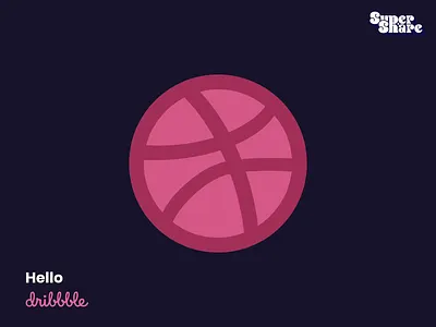 Hello from SuperShare animation branding dribbble figma first shot graphic design hello dribbble link logo motion graphics product sharing super share supershare ui uiux upgrade