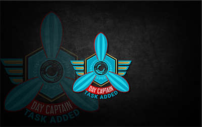Day Captain - Task Added badge designs design guru software logos