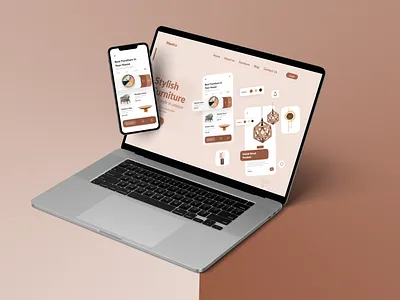 Furniture Landing Page branding categories design furniture furniture design furniture landing page furniture shop graphic design landing page online online design online shop ui uiux ux vector web web design website website design