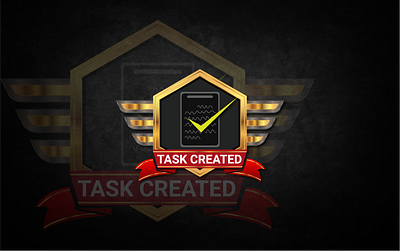 Day Captain - Task Created 02 designs graphic design software badges
