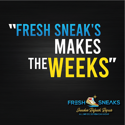 FRESH SNEAKs creative post post design social media design