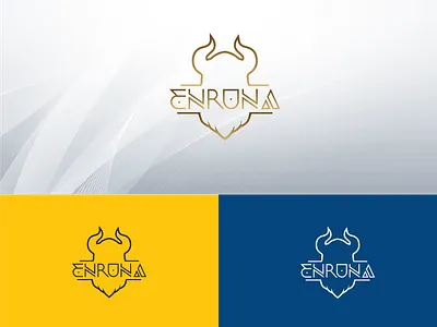 ENRUNA creative enruna logo logo design minimalist logo