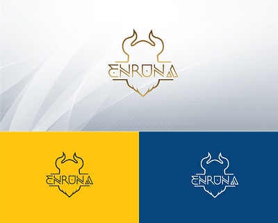 ENRUNA creative enruna logo logo design minimalist logo
