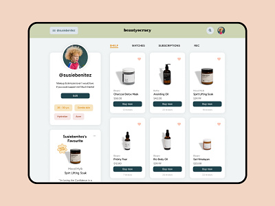 Beautyocracy WebApp app branding cosmetic cosmetics design desktop app flat graphic design illustration logo main page minimal profile ui user ux web web app