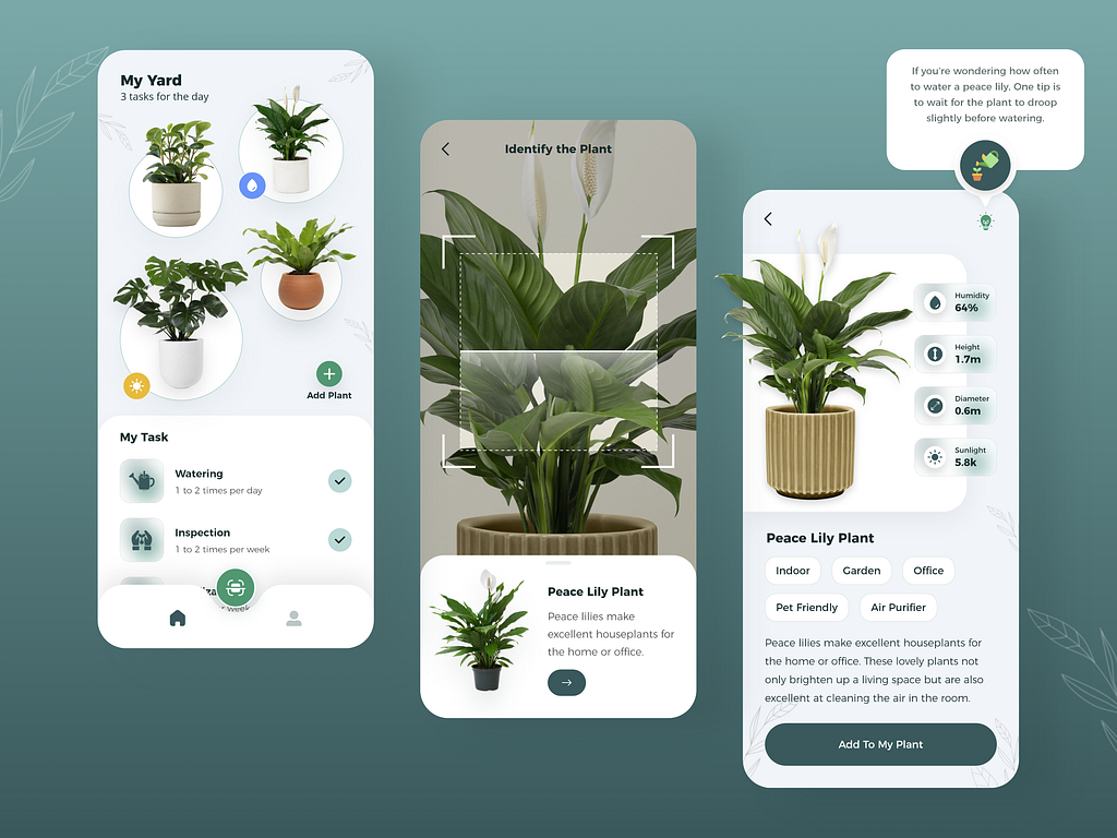 Plant Care App Design by CMARIX TechnoLabs on Dribbble