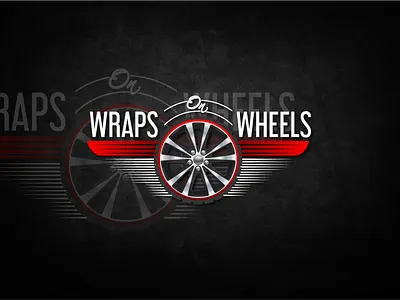 Wraps On Wheels automobile logo creative logo logo design