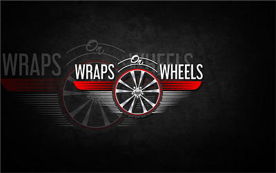 Wraps On Wheels automobile logo creative logo logo design