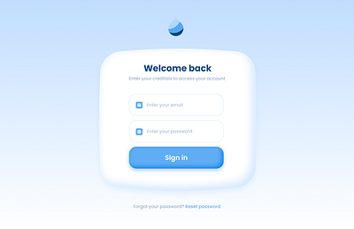 Login / Sign in (UI Claymorphism Design) claymorphism contact form input form lig in sign in ui ux web design