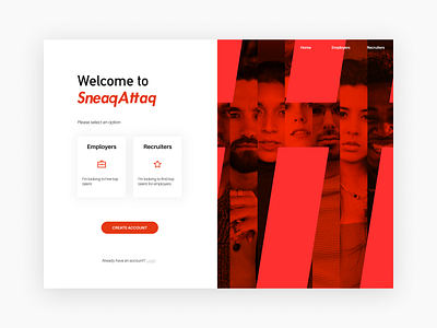 Shaq Attaq - Web Platform app blockchain design job logo platform recruitment social ui web web design work