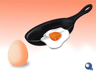 EGG AND EGG 3d animation branding cooking design eeg frayingpan graphic design illustration logo motion graphics ui vector