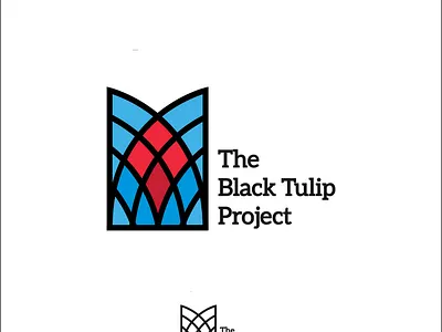 Black Tulip design logo logo design