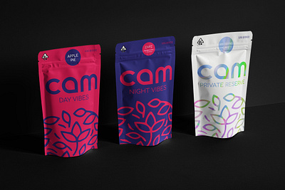 CAM Sustainable Packaging Redesign branding cannabis design pack package package design packaging