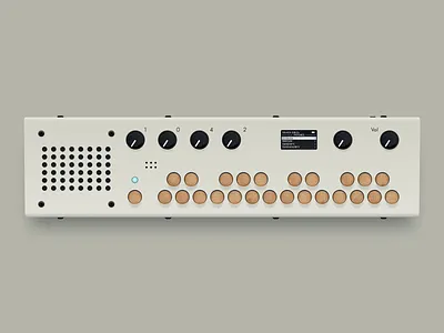 OP-1 Predecessor - Critter & Guitari Organelle critter design engineering figma guitari illustration knobs op 1 op z op1 organelle product retro synth teenage wood