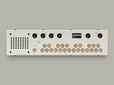 OP-1 Predecessor - Critter & Guitari Organelle critter design engineering figma guitari illustration knobs op 1 op z op1 organelle product retro synth teenage wood